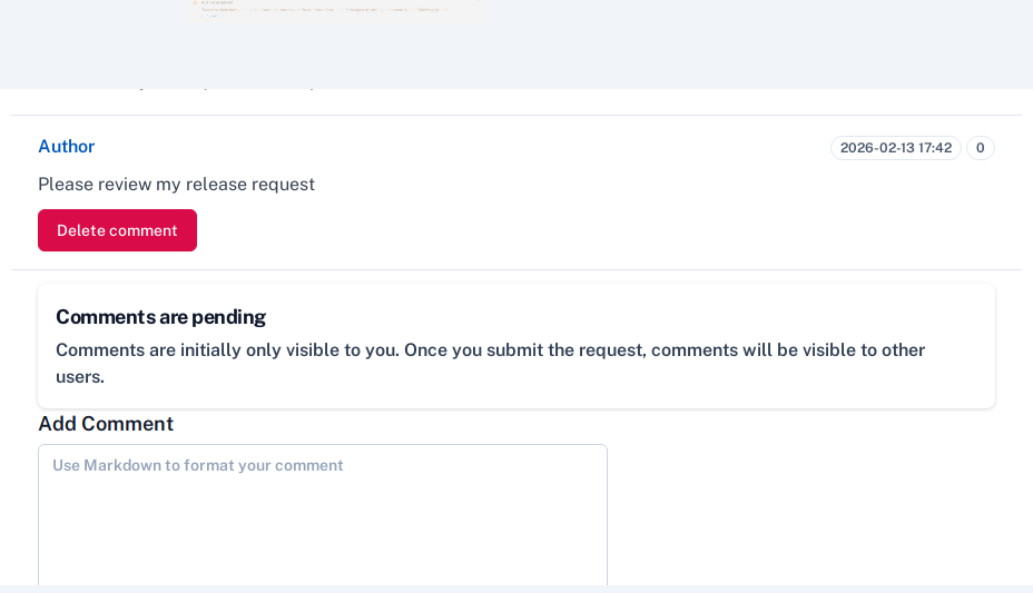 Tree for a returned request